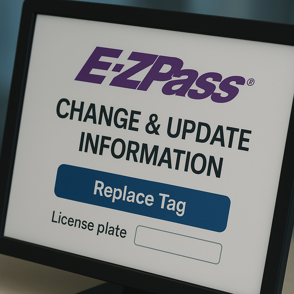 E-ZPass 更换与信息更新 / E-ZPass replacement and updates