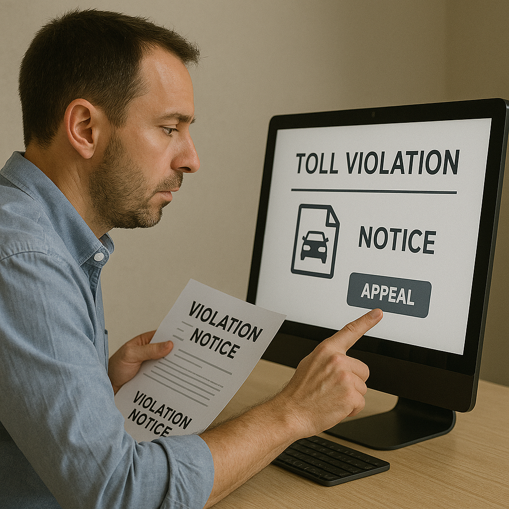 过路费罚单申诉协助 / Toll violation dispute assistance