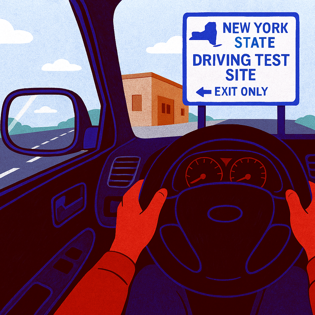 纽约路考预约（包括5小时课程） / New York Road Test Appointment (Including 5-hour course)