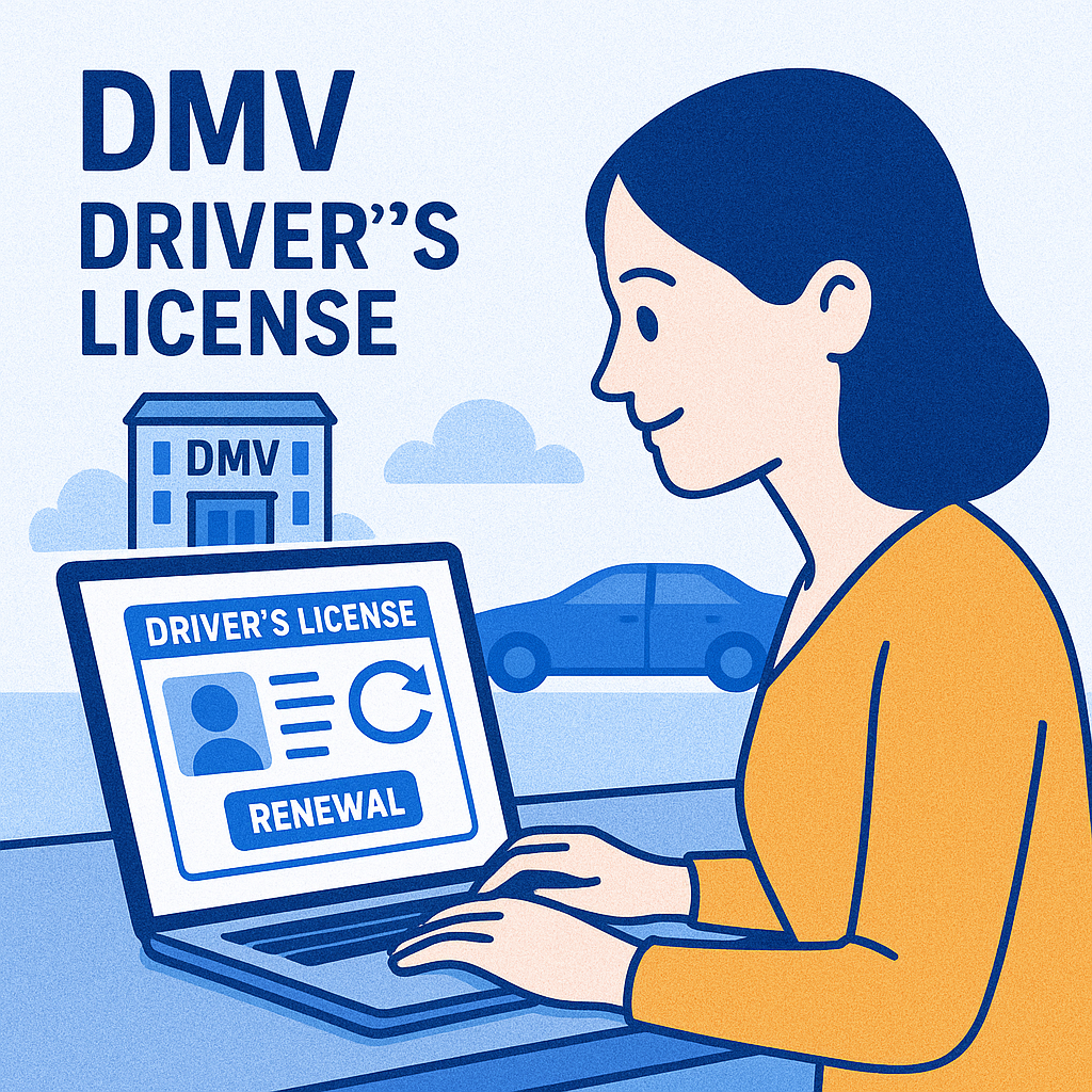 DMV驾照更新 / License renewal