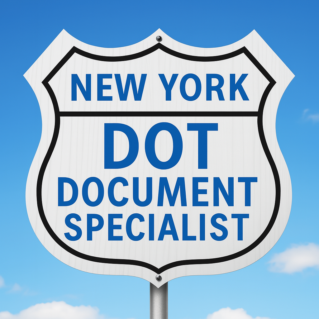 纽约交通局文件代办 / NYC DOT paperwork processing